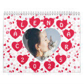 Aangepaste Fotopoot Print Patroon Kalender 2025 (Hoes)