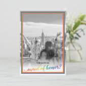 Aangepaste fotoPride... ben je mijn vriend van eer Kaart (Staand voorkant)