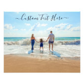 Aangepaste fotoprint met aangepaste tekst foto afdruk (Voorkant)