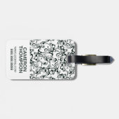 Aangepaste fotoprinter bagagelabel (Achterkant horizontaal)