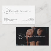 Aangepaste fotoprofessionele fitness persoonlijke  visitekaartje (Voorkant / Achterkant)