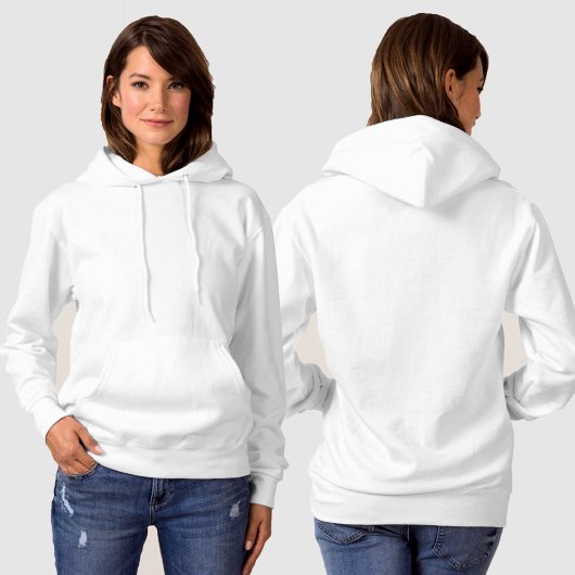 Aangepaste fotoquote Illustratie lichtgekleurde da Hoodie