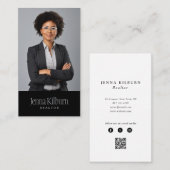 aangepaste fotoreactor visitekaartje (Voorkant / Achterkant)