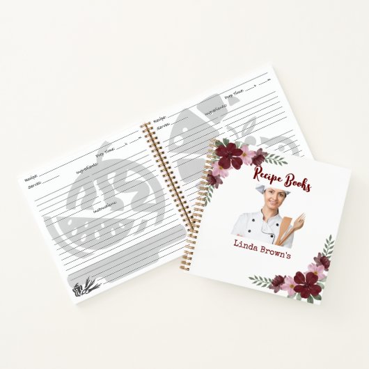 Aangepaste fotoreceptenboeken notitieboek (Binnen)