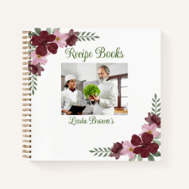 Aangepaste fotoreceptenboeken notitieboek