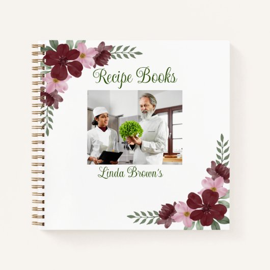 Aangepaste fotoreceptenboeken notitieboek (Voorkant)