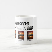 Aangepaste fotoredenen waarom ik een vader vind koffiemok (Center)