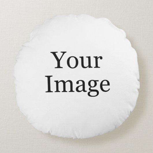Aangepaste fotoronde piloot rond kussen (Voorkant)