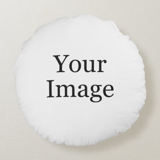 Aangepaste fotoronde piloot rond kussen (Achterkant)