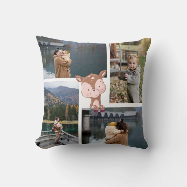 Aangepaste foto's / babyboomer kussen (Voorkant)