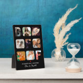 Aangepaste foto's Collage Besties BFF Cute Giften Fotoplaat (Zijkant)