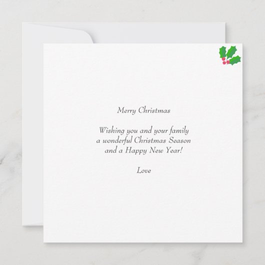 Aangepaste foto's en kleine Elf op Sky Blue (Achterkant)