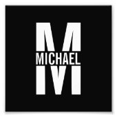 Aangepaste foto's en monogram foto afdruk (Voorkant)