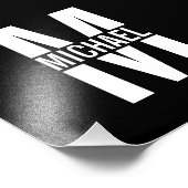 Aangepaste foto's en monogram foto afdruk (Hoek)