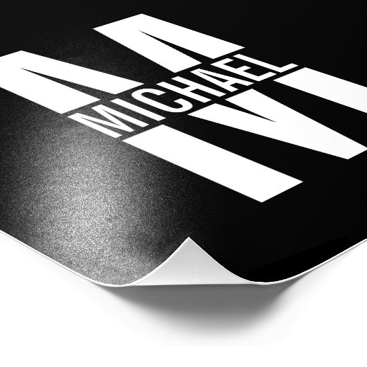 Aangepaste foto's en monogram foto afdruk (Hoek)