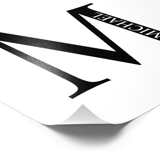 Aangepaste foto's en monogram foto afdruk (Hoek)