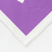 Aangepaste foto's en naam: kleurenvierkanten fleece deken (Hoek)