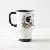 Aangepaste foto's en naam persoonlijke commentaar reisbeker (Links)