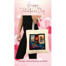 Aangepaste foto's en naamhart Mijn Valentijn mozaï