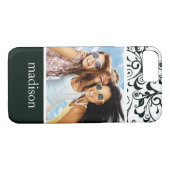 Aangepaste foto's en naamschade Case-Mate iPhone case (Achterkant (Horizontaal))
