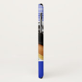 Aangepaste foto's en namen Blauw Wit Geplakt 2 Case-Mate iPhone Case (Achterkant/links)