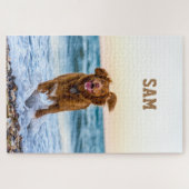 Aangepaste foto's en namen legpuzzel (Horizontaal)