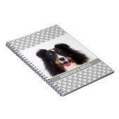 Aangepaste foto's en poten op grijze titel en aang notitieboek (Rechterzijde)