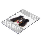 Aangepaste foto's en poten op grijze titel en aang notitieboek (Linkerzijde)