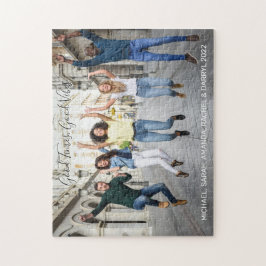 Aangepaste foto's en tekst legpuzzel