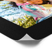 Aangepaste foto's en tekst poster (Hoek)