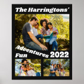 Aangepaste foto's en tekst poster (Voorkant)