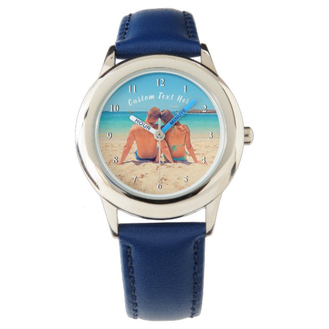 Aangepaste foto's en tekst - Uw eigen ontwerp - Li Horloge (Voorkant)