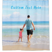 Aangepaste foto's en tekst - Uw eigen ontwerp - Vo Douchegordijn (Voorkant)