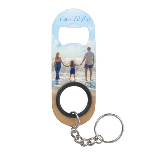 Aangepaste foto's en tekst - Uw eigen ontwerp - Zo Mini Flessenopener (Achterkant)