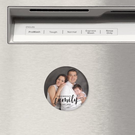 Aangepaste foto's en tekstmagneet magneet (Insitu (Vaatwasser))