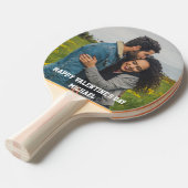 Aangepaste foto's Gelukkig Valentijnsdag Ik hou va Tafeltennisbatje (Voorkant Gekanteld)