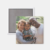 Aangepaste foto's gepersonaliseerde magneet (Voorkant / Achterkant)