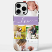 Aangepaste foto's Herinneringen Liefde Script paar Case-Mate iPhone Case (Achterkant)