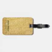 Aangepaste foto's Hond St Patrick's Day Gouden Gli Bagagelabel (Achterkant horizontaal)