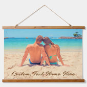 Aangepaste foto's illustreren uw Romantische foto' Hangend Wandkleed (Voorkant)