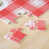 Aangepaste foto's in landstaal, rood en wit legpuzzel (Zijkant)