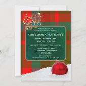 Aangepaste foto's Kerstvakantie uitnodiging of Kaa (Voorkant)