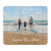 Aangepaste foto's Knipperen uw foto's en tekst Snijplank (Voorkant)