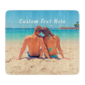 Aangepaste foto's Knipperen uw foto's en tekst Snijplank (Voorkant)