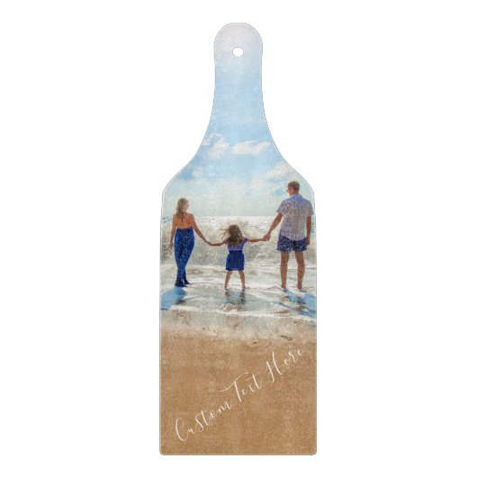 Aangepaste foto's Knipperen uw foto's en tekst Snijplank (Voorkant)