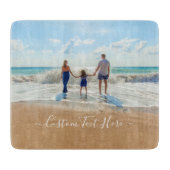 Aangepaste foto's Knipperen uw foto's en tekst Snijplank (Voorkant)