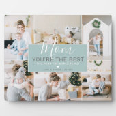 Aangepaste foto's mam Je bent de beste | Gepersona Fotoplaat (Voorkant)
