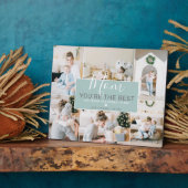 Aangepaste foto's mam Je bent de beste | Gepersona Fotoplaat (Zijkant)