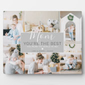 Aangepaste foto's mam Je bent de beste | Gepersona Fotoplaat (Voorkant)