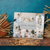 Aangepaste foto's mam Je bent de beste | Gepersona Fotoplaat (Zijkant)